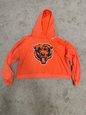 NFL Orange Crop Hoodie with Bears Logo